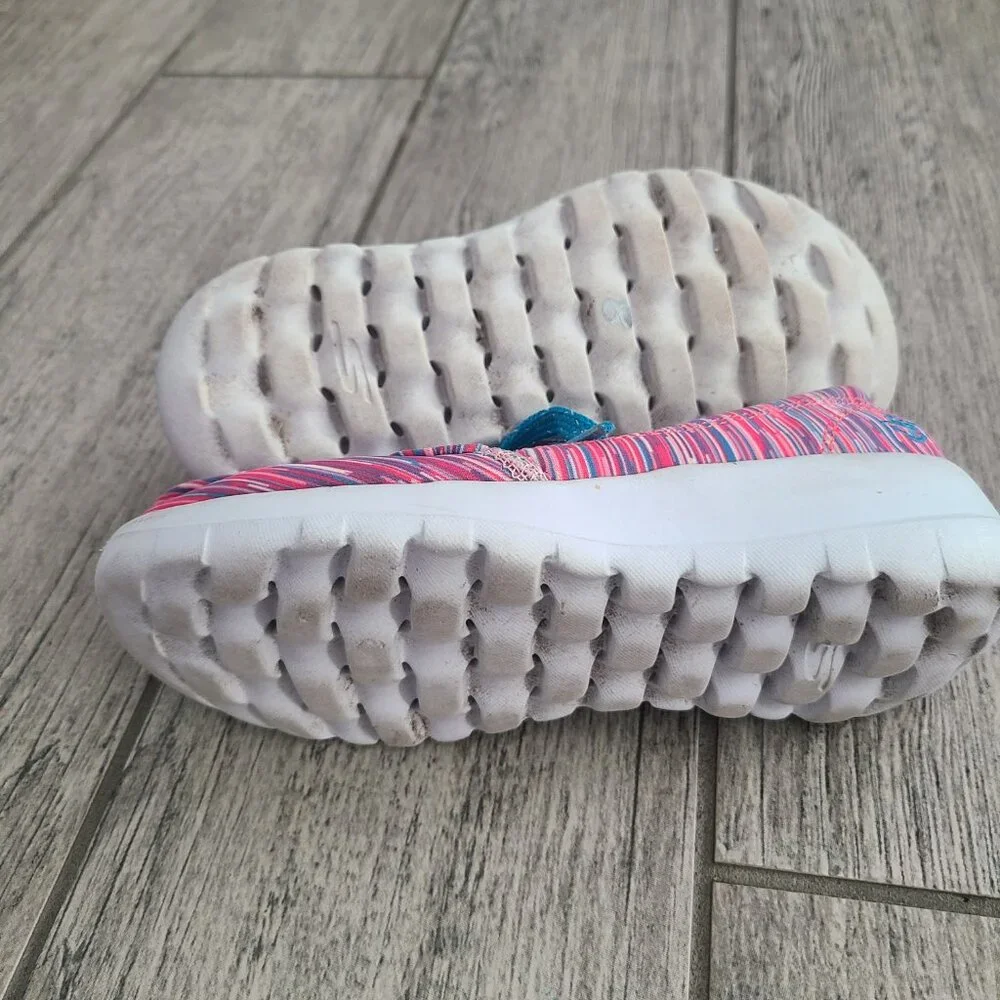 Skechers Air Cooled Slip-in GO WALK Joy sneakers pink blue 13.5 kids